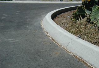 concrete curbing