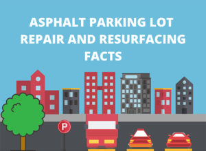 asphalt parking lot repair infographic